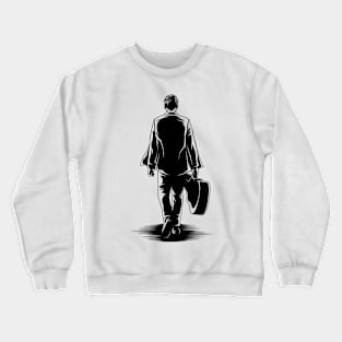 Cool lonely guitarist Crewneck Sweatshirt